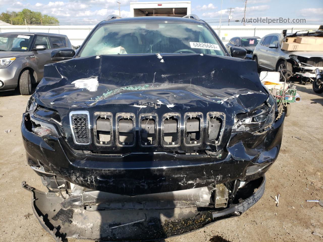 2019 Jeep Cherokee Limited Черный vin: 1C4PJMDN6KD142390