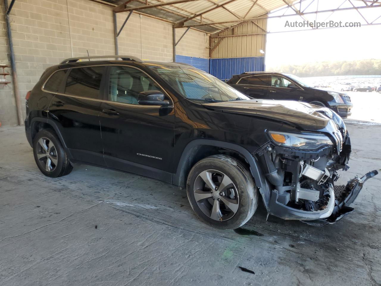 2019 Jeep Cherokee Limited Black vin: 1C4PJMDN6KD402576