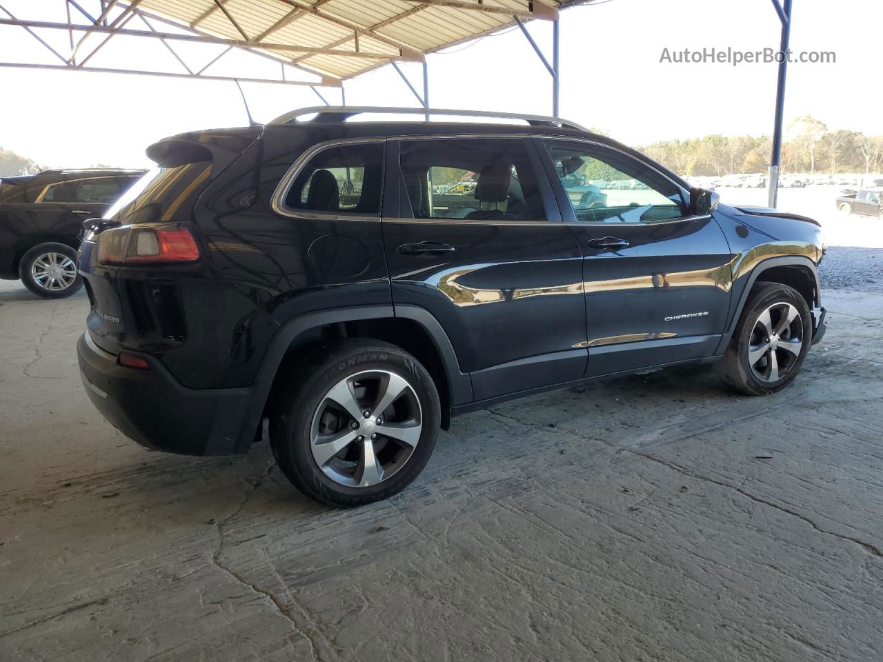 2019 Jeep Cherokee Limited Black vin: 1C4PJMDN6KD402576