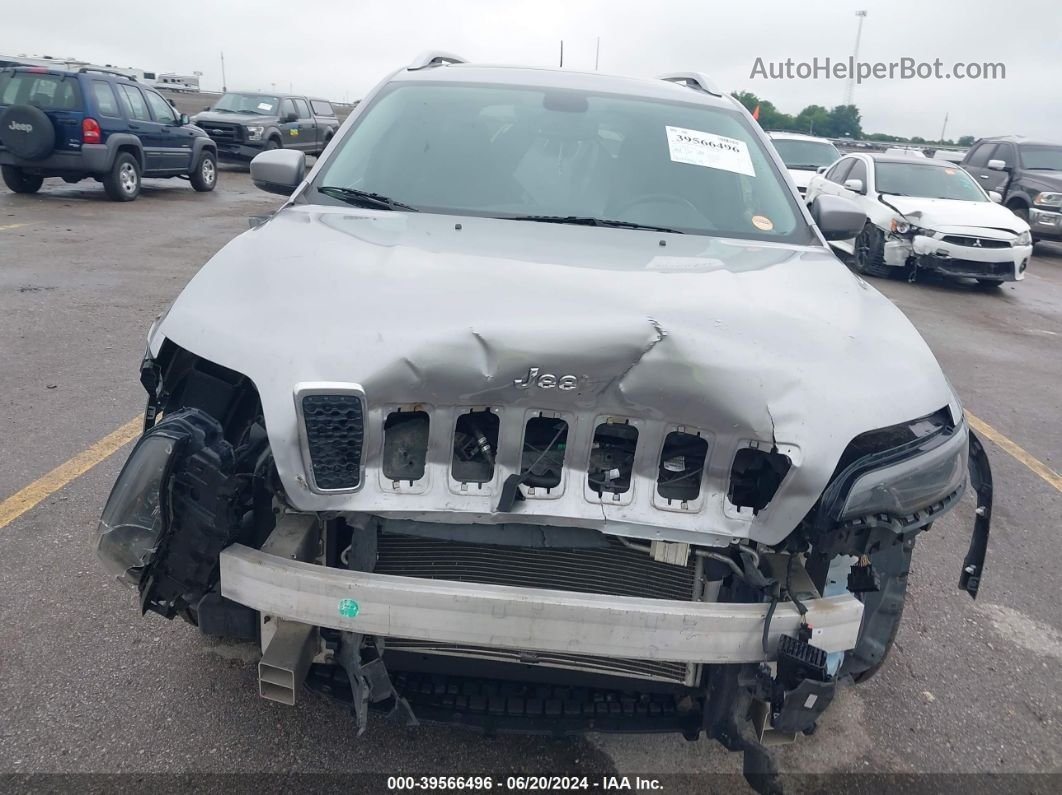 2019 Jeep Cherokee Limited 4x4 Silver vin: 1C4PJMDN9KD133683