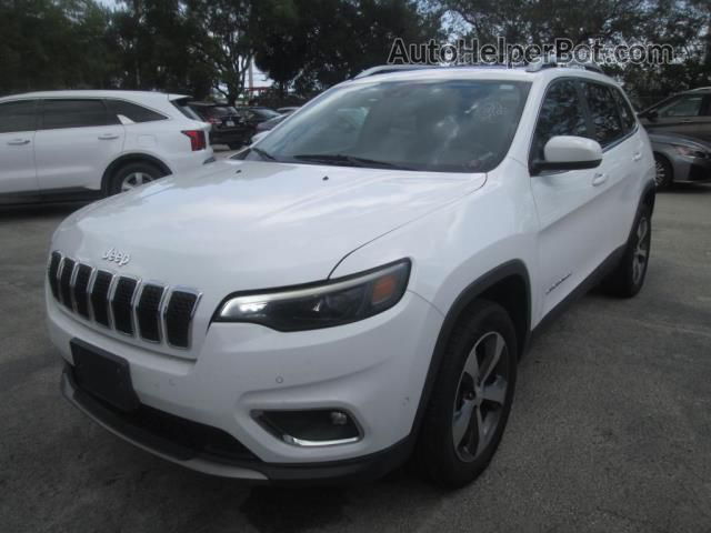 2019 Jeep Cherokee Limited Белый vin: 1C4PJMDN9KD292347