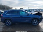 2019 Jeep Cherokee Limited 4x4 Blue vin: 1C4PJMDN9KD408548