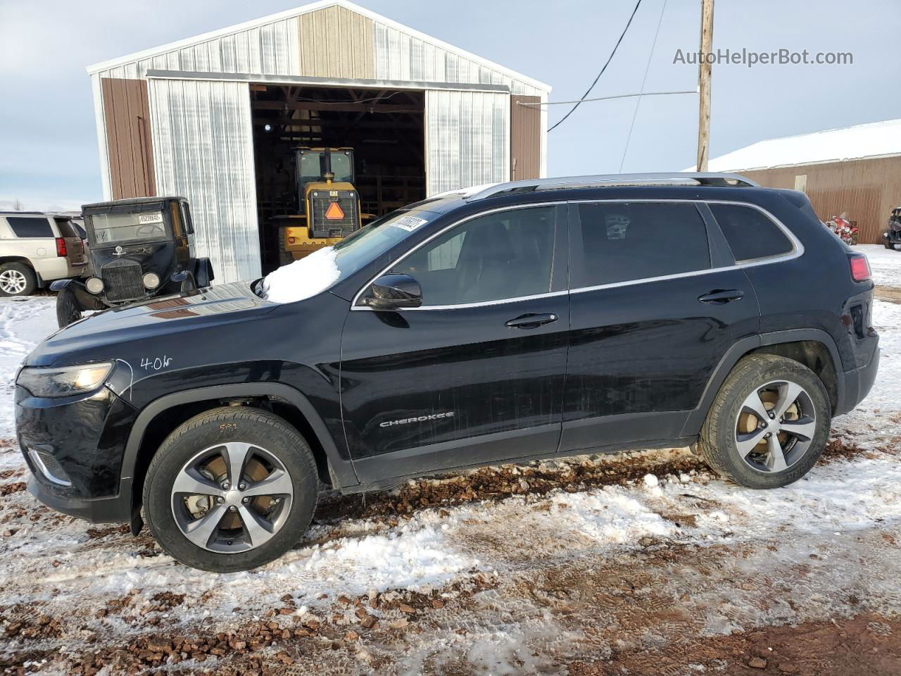 2019 Jeep Cherokee Limited Черный vin: 1C4PJMDNXKD151030