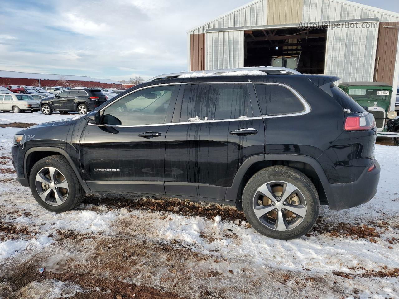 2019 Jeep Cherokee Limited Черный vin: 1C4PJMDNXKD151030