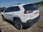 2019 Jeep Cherokee Limited White vin: 1C4PJMDNXKD214353