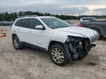 2014 Jeep Cherokee Limited White vin: 1C4PJMDS0EW141668