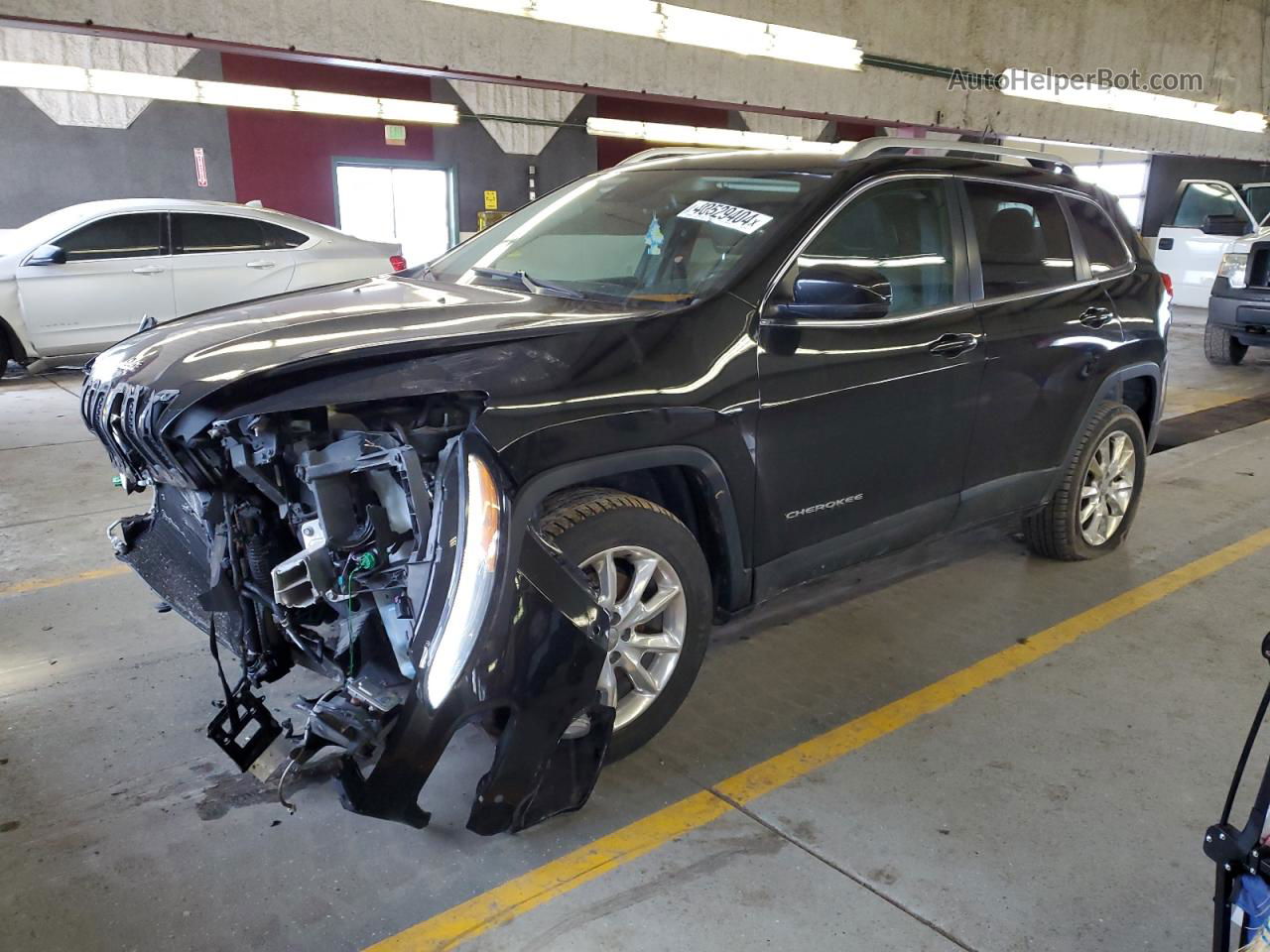 2014 Jeep Cherokee Limited Black vin: 1C4PJMDS0EW210746