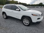 2014 Jeep Cherokee Limited White vin: 1C4PJMDS0EW215462