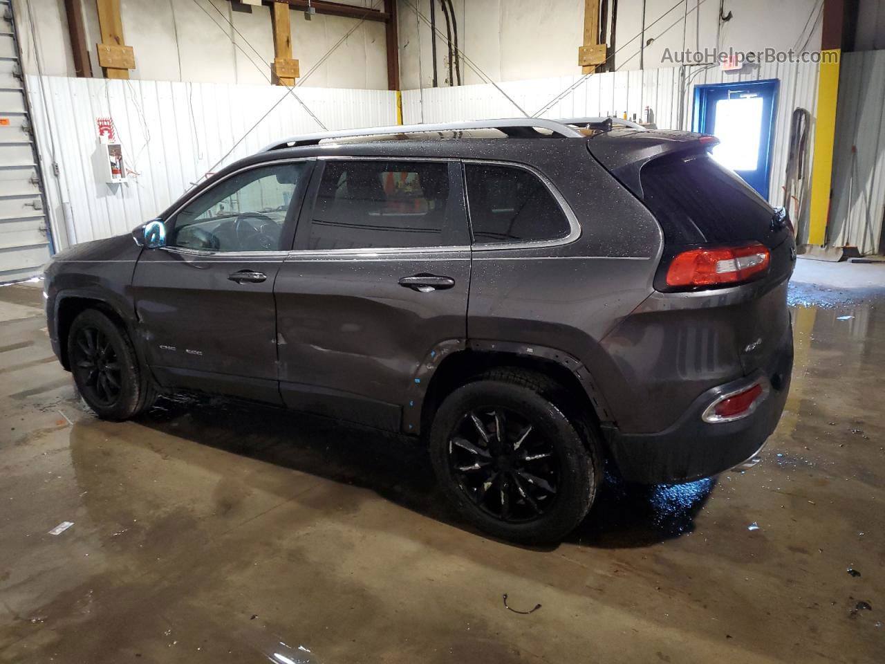 2014 Jeep Cherokee Limited Gray vin: 1C4PJMDS0EW222931