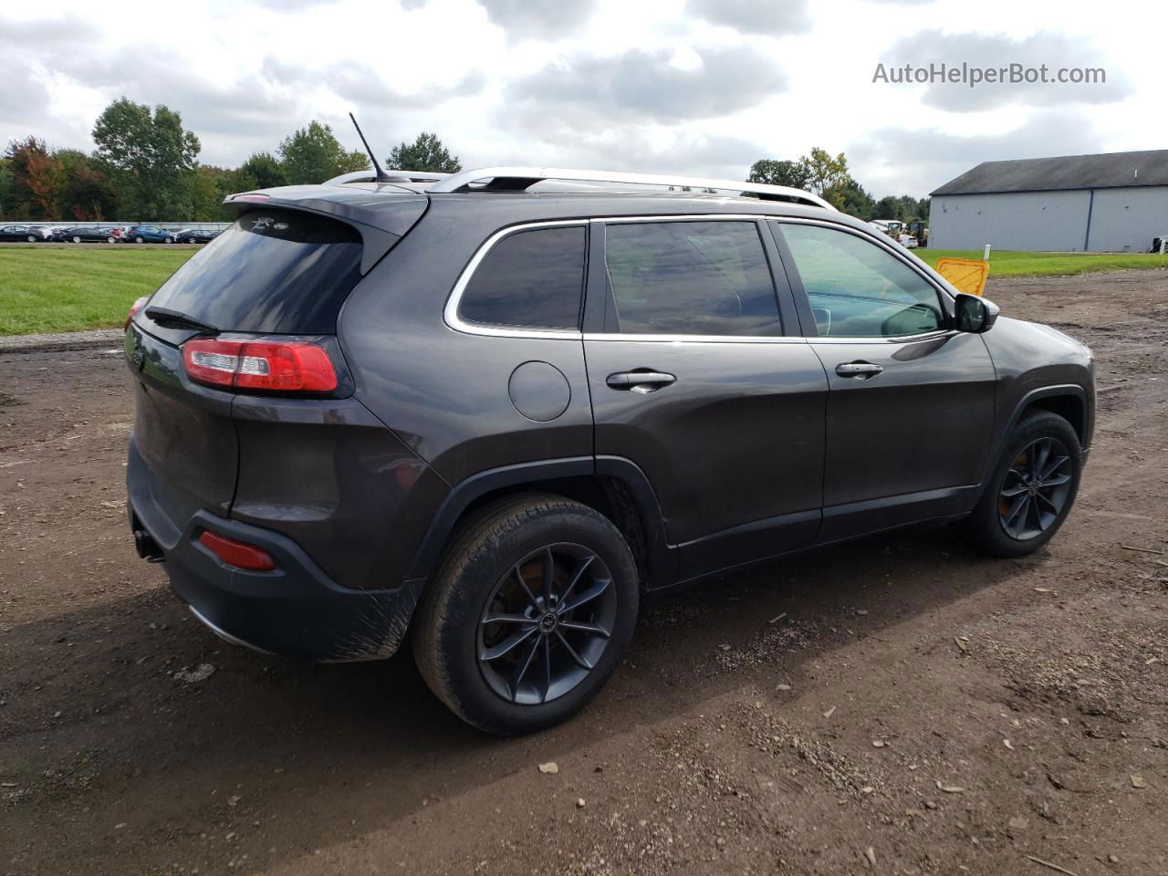 2014 Jeep Cherokee Limited Угольный vin: 1C4PJMDS0EW246744