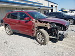 2015 Jeep Cherokee Limited Burgundy vin: 1C4PJMDS0FW510210