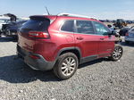 2015 Jeep Cherokee Limited Burgundy vin: 1C4PJMDS0FW510210