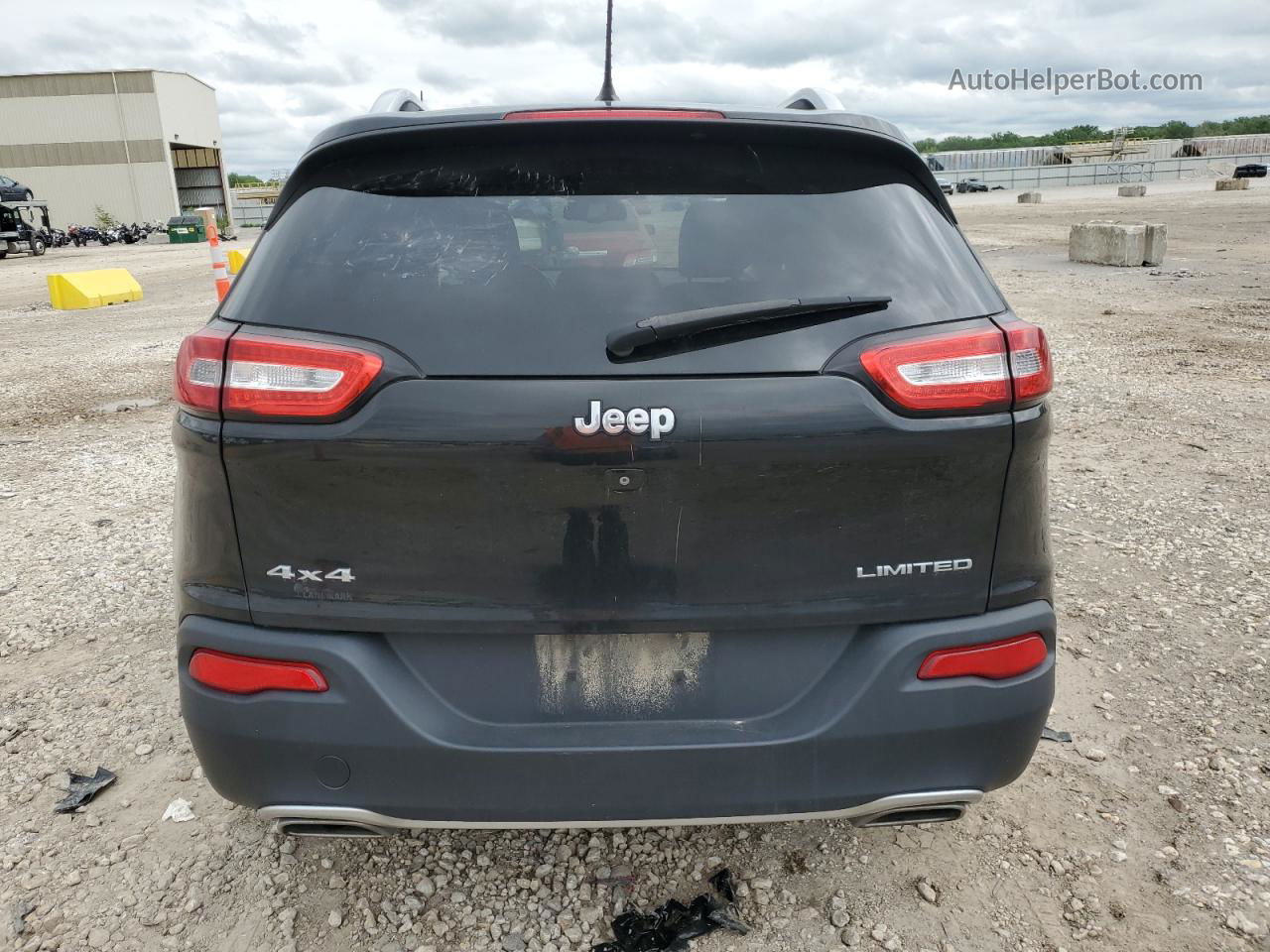 2015 Jeep Cherokee Limited Black vin: 1C4PJMDS0FW604054