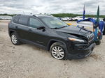 2015 Jeep Cherokee Limited Black vin: 1C4PJMDS0FW604054