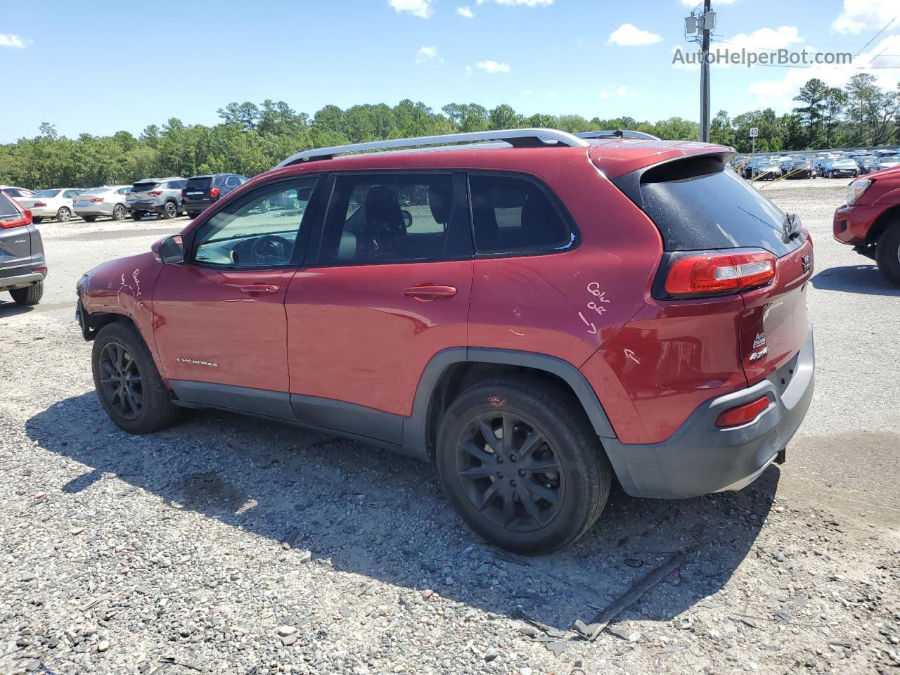 2015 Jeep Cherokee Limited Red vin: 1C4PJMDS0FW688859