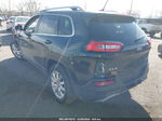 2015 Jeep Cherokee Limited Black vin: 1C4PJMDS0FW692801