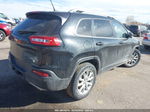 2015 Jeep Cherokee Limited Black vin: 1C4PJMDS0FW692801