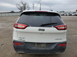 2015 Jeep Cherokee Limited White vin: 1C4PJMDS0FW741138