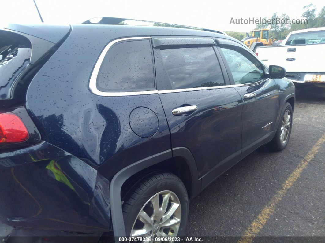 2016 Jeep Cherokee Limited Blue vin: 1C4PJMDS0GW130253