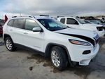 2016 Jeep Cherokee Limited White vin: 1C4PJMDS0GW277673