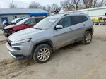 2015 Jeep Cherokee Limited Silver vin: 1C4PJMDS1FW635720