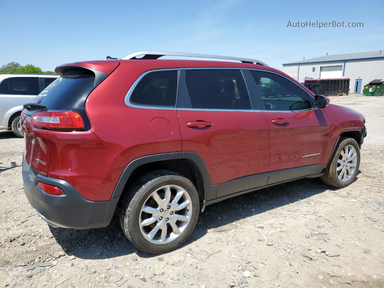 2015 Jeep Cherokee Limited Red vin: 1C4PJMDS1FW692984