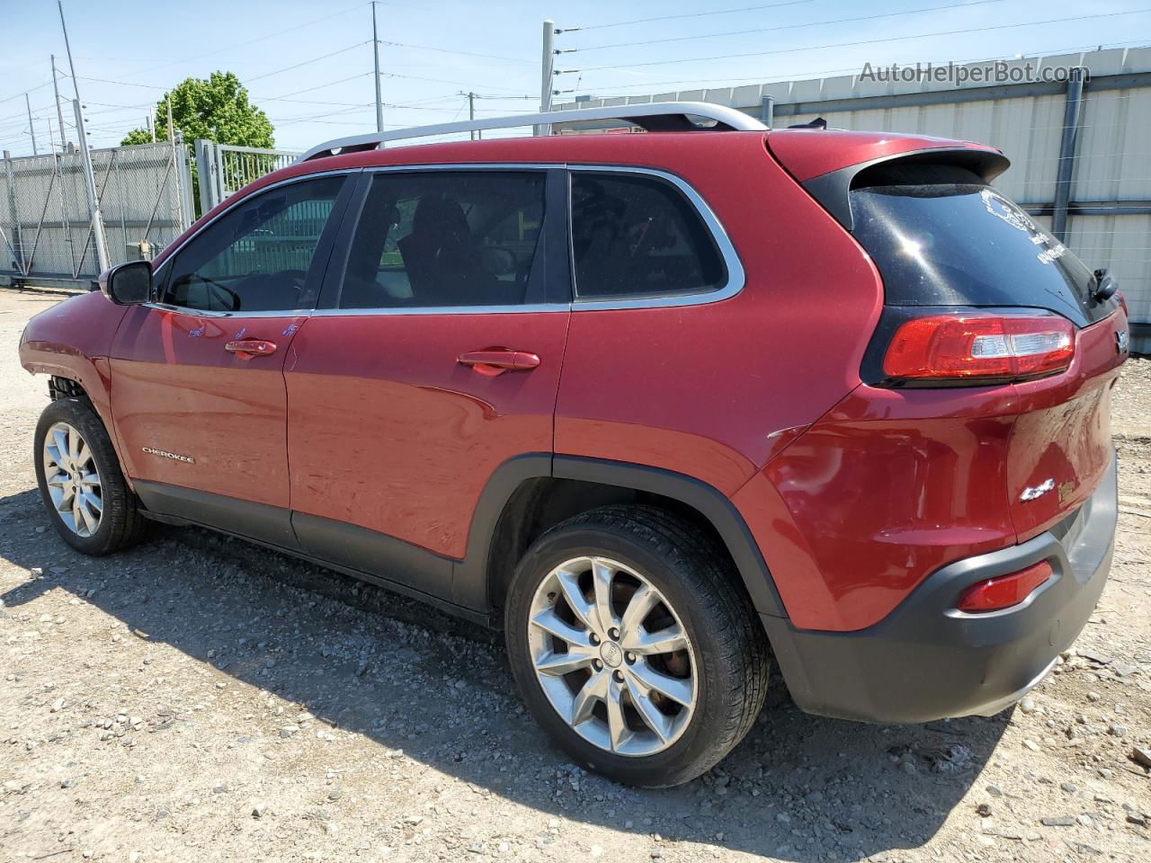 2015 Jeep Cherokee Limited Red vin: 1C4PJMDS1FW692984