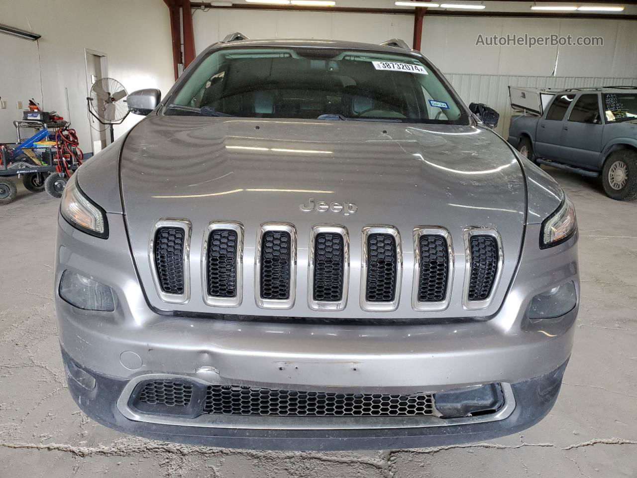 2014 Jeep Cherokee Limited Silver vin: 1C4PJMDS2EW110907