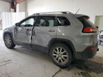 2014 Jeep Cherokee Limited Silver vin: 1C4PJMDS2EW110907