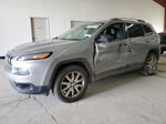 2014 Jeep Cherokee Limited Silver vin: 1C4PJMDS2EW110907