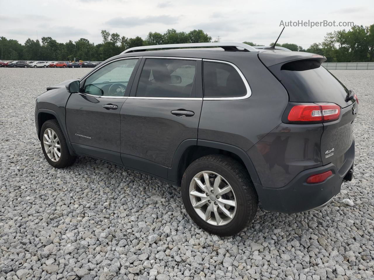 2014 Jeep Cherokee Limited Gray vin: 1C4PJMDS2EW214135