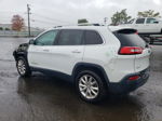 2014 Jeep Cherokee Limited White vin: 1C4PJMDS2EW222820