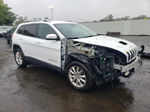 2014 Jeep Cherokee Limited White vin: 1C4PJMDS2EW222820