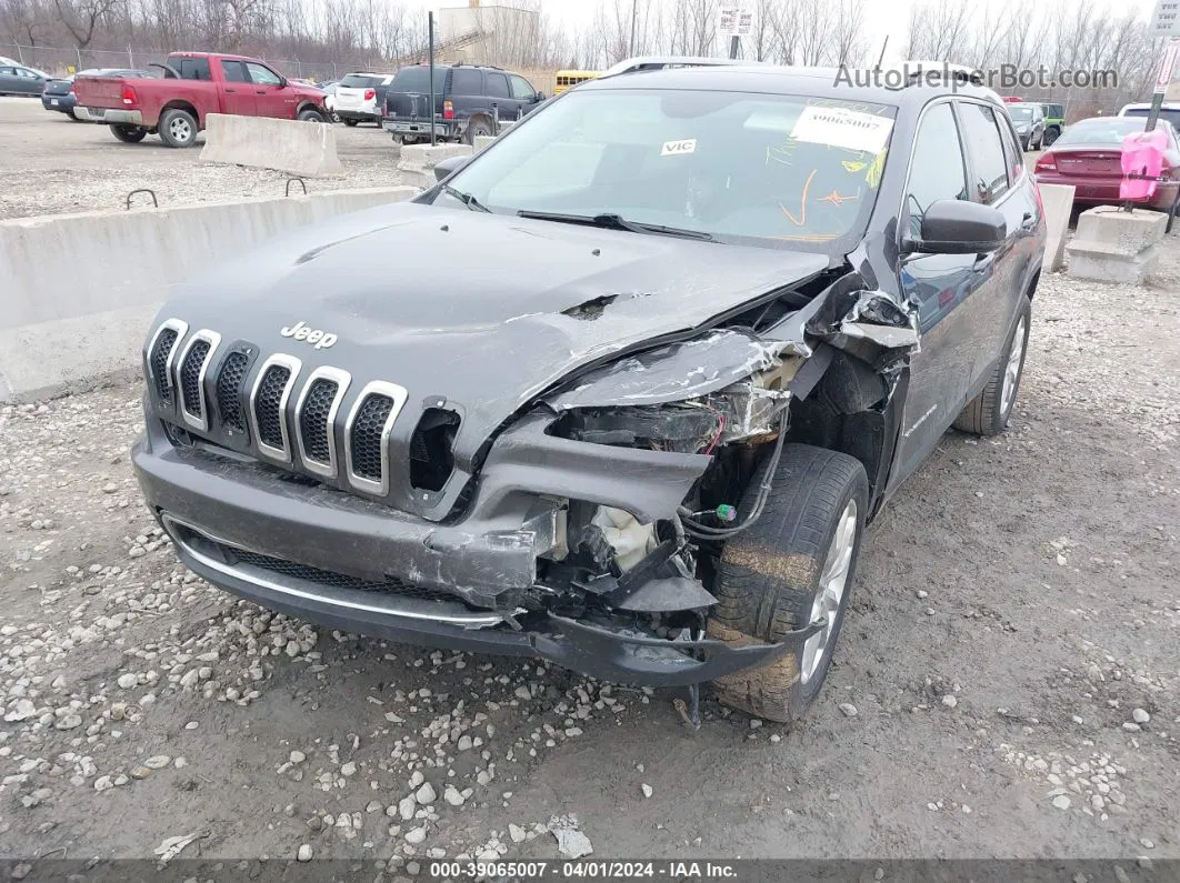 2015 Jeep Cherokee Limited Черный vin: 1C4PJMDS2FW652042