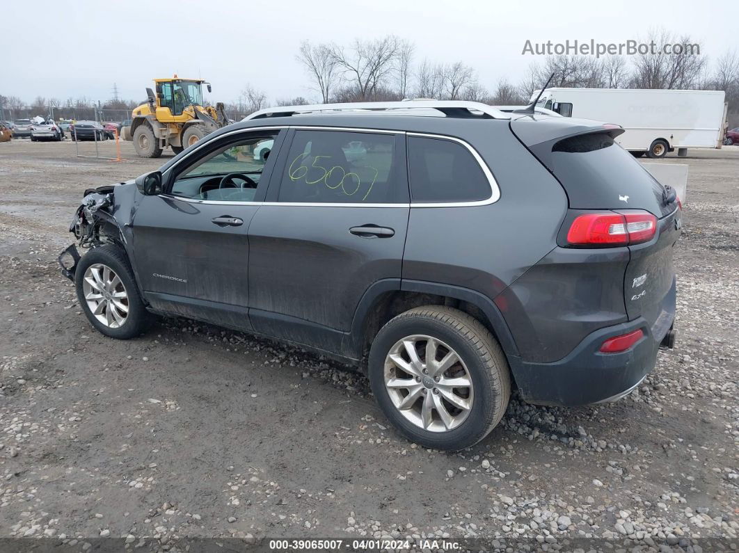 2015 Jeep Cherokee Limited Черный vin: 1C4PJMDS2FW652042