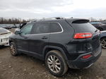 2015 Jeep Cherokee Limited Black vin: 1C4PJMDS2FW748320