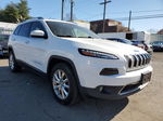 2016 Jeep Cherokee Limited Белый vin: 1C4PJMDS2GW142713