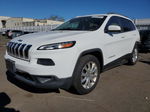 2016 Jeep Cherokee Limited White vin: 1C4PJMDS2GW142713