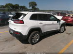 2016 Jeep Cherokee Limited White vin: 1C4PJMDS2GW167515