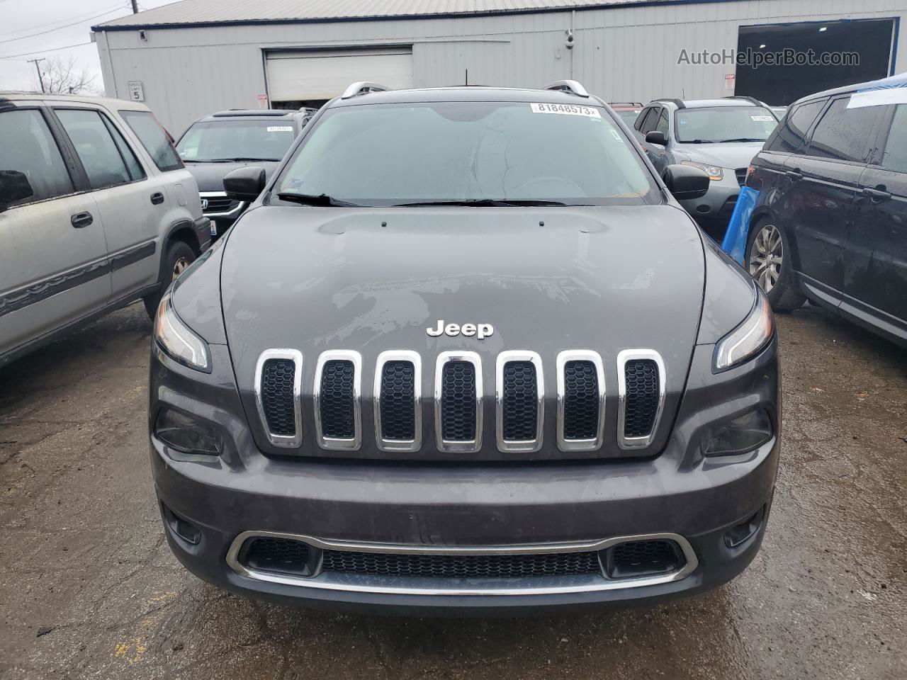 2016 Jeep Cherokee Limited Gray vin: 1C4PJMDS2GW183407