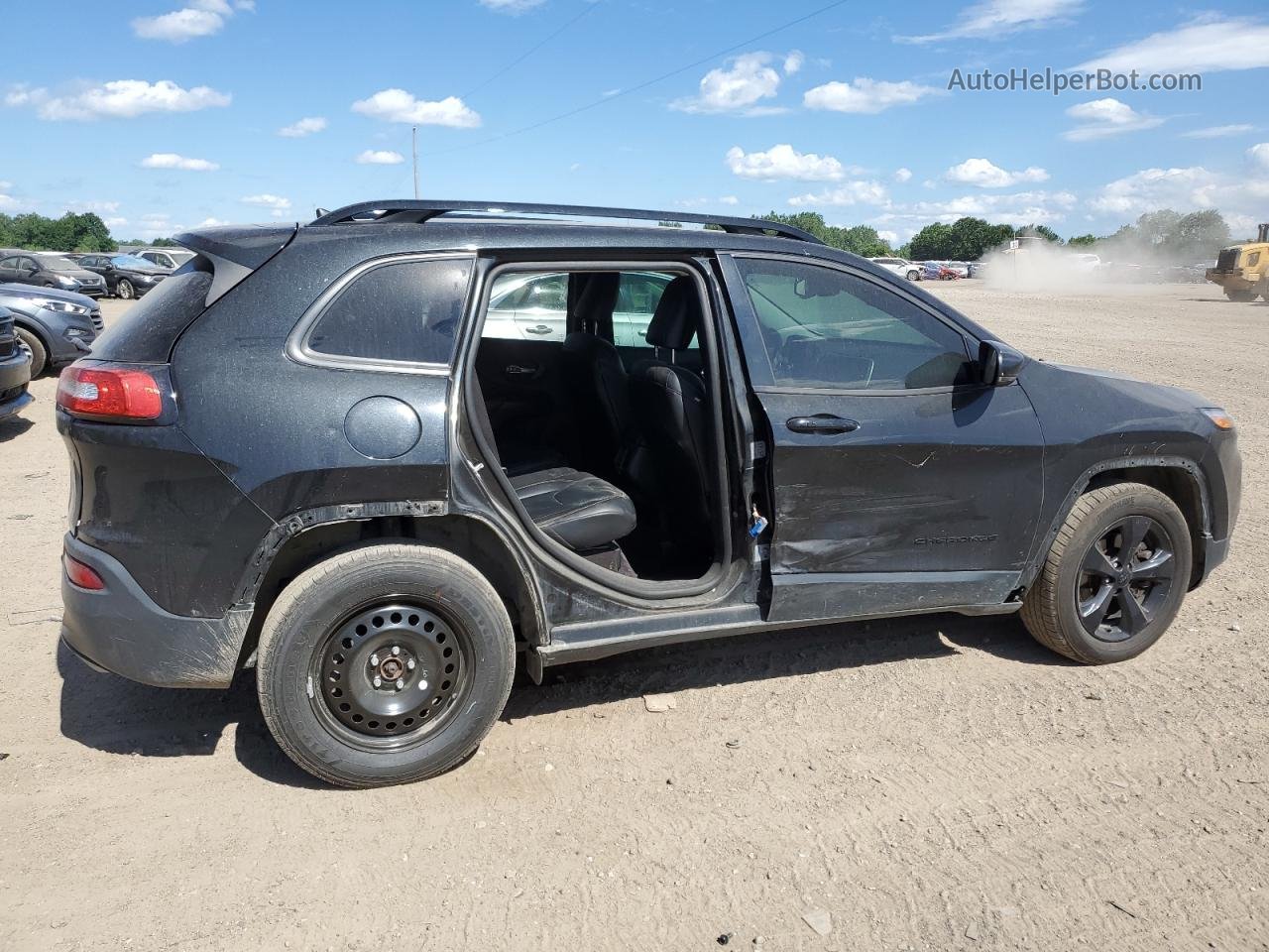 2016 Jeep Cherokee Limited Black vin: 1C4PJMDS2GW299898