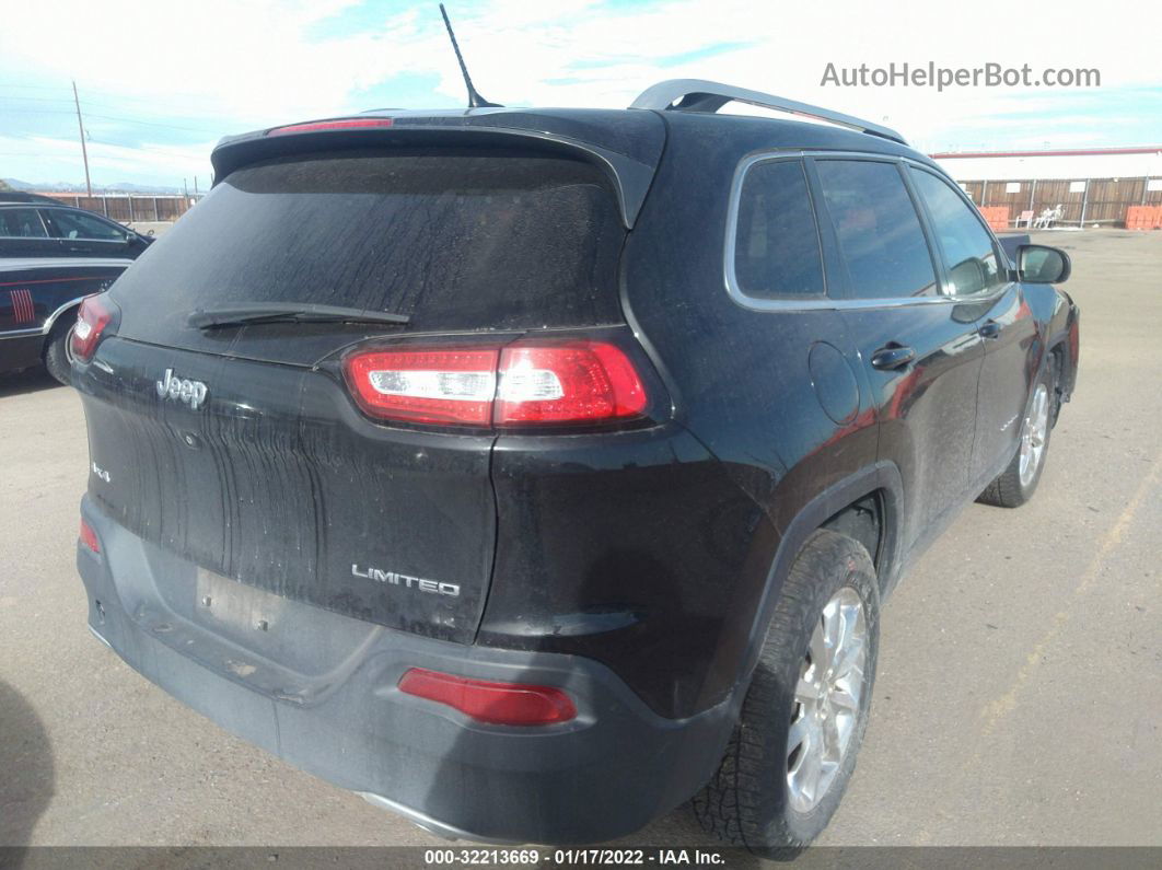 2014 Jeep Cherokee Limited Черный vin: 1C4PJMDS3EW197796