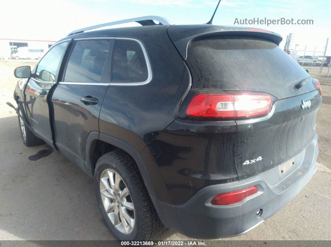 2014 Jeep Cherokee Limited Черный vin: 1C4PJMDS3EW197796