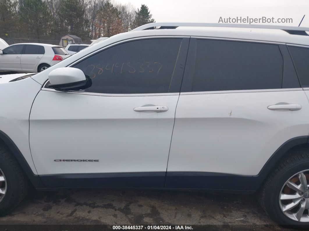 2015 Jeep Cherokee Limited White vin: 1C4PJMDS3FW576007