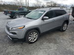 2016 Jeep Cherokee Limited Silver vin: 1C4PJMDS3GW193525