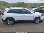 2014 Jeep Cherokee Limited White vin: 1C4PJMDS4EW173541