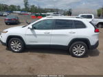 2014 Jeep Cherokee Limited White vin: 1C4PJMDS4EW173541