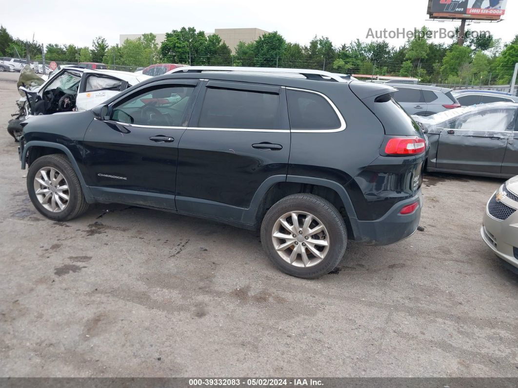 2014 Jeep Cherokee Limited Black vin: 1C4PJMDS4EW276023