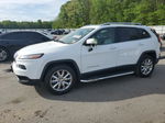 2015 Jeep Cherokee Limited White vin: 1C4PJMDS4FW571138