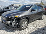 2015 Jeep Cherokee Limited Черный vin: 1C4PJMDS4FW591650